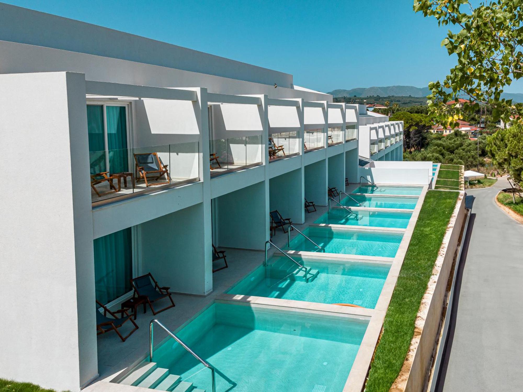 Mirage Bleu Hotel Tragaki Exterior foto